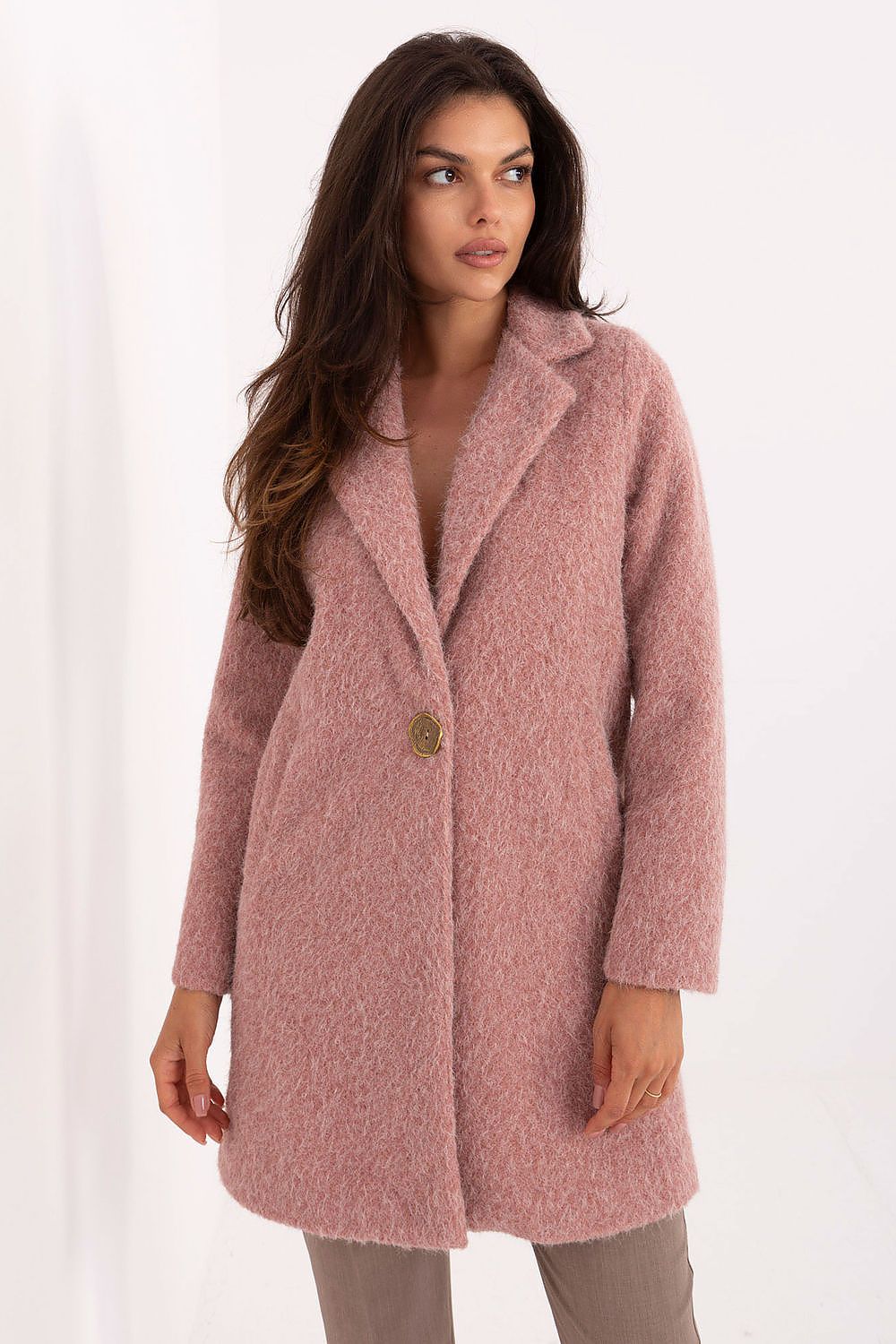Coat model 217439 Factory Price
