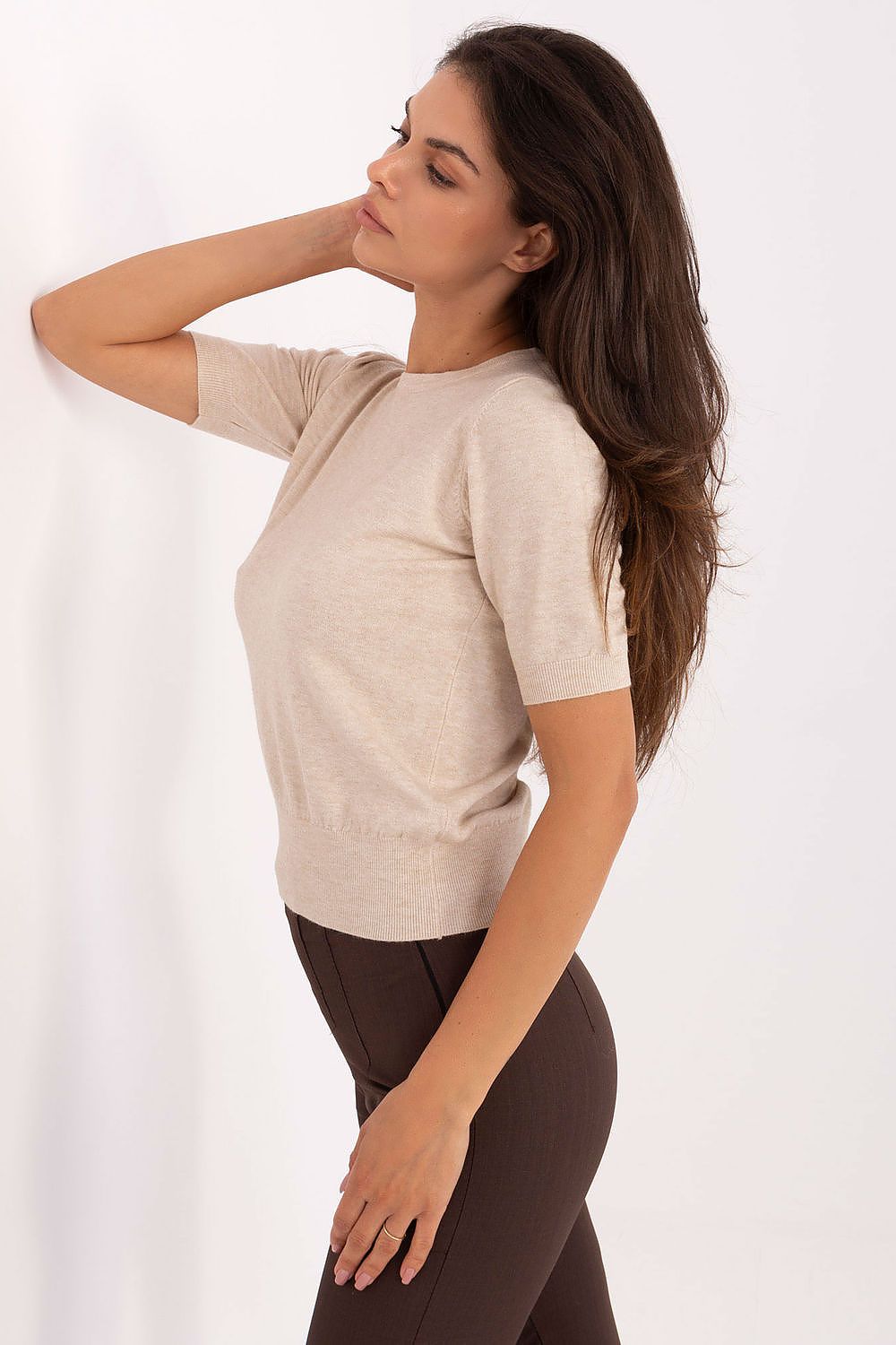 Short sleeve sweater model 217628 Factory Price